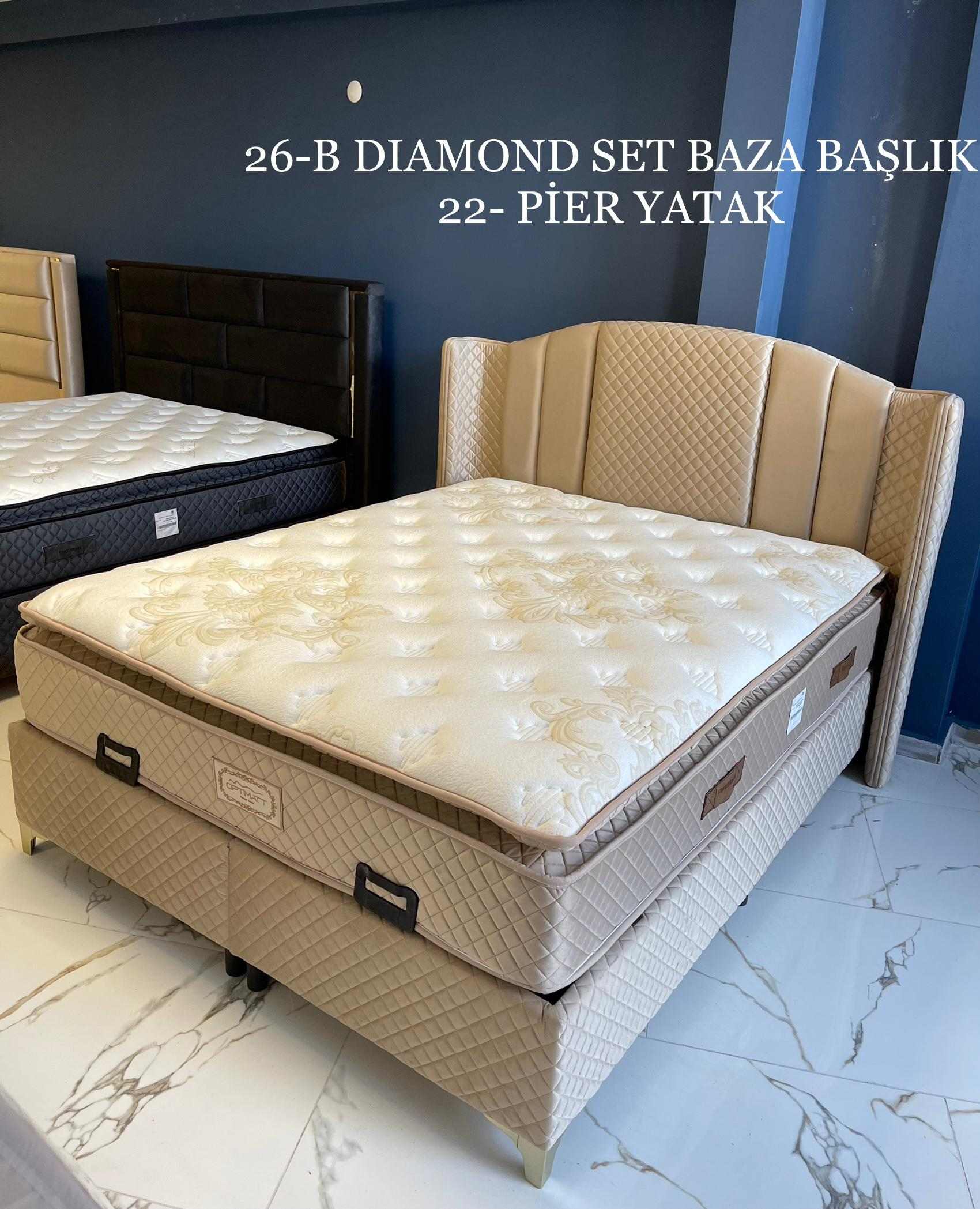 PİER BAZA BAŞLIK YATAK SETİ