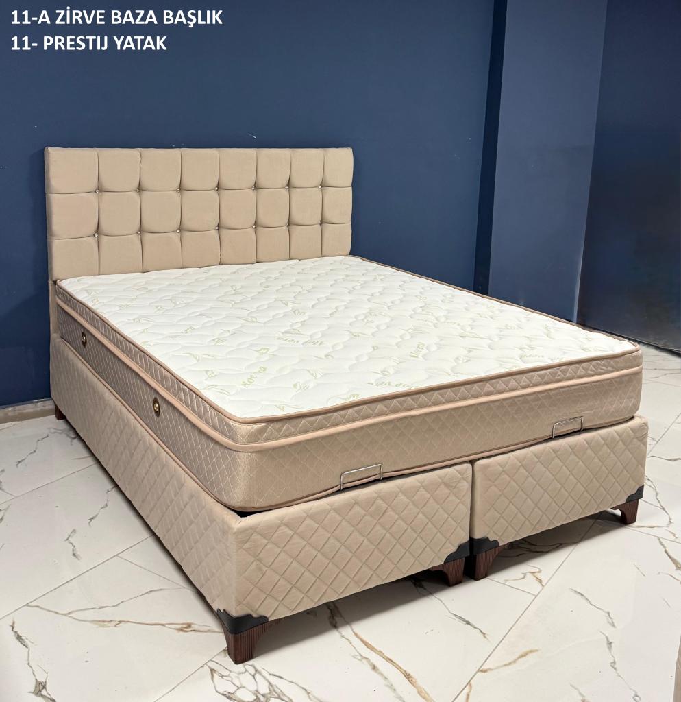 160X200 ZİRVE BAZA BAŞLIK & MATRİX YATAK SETİ