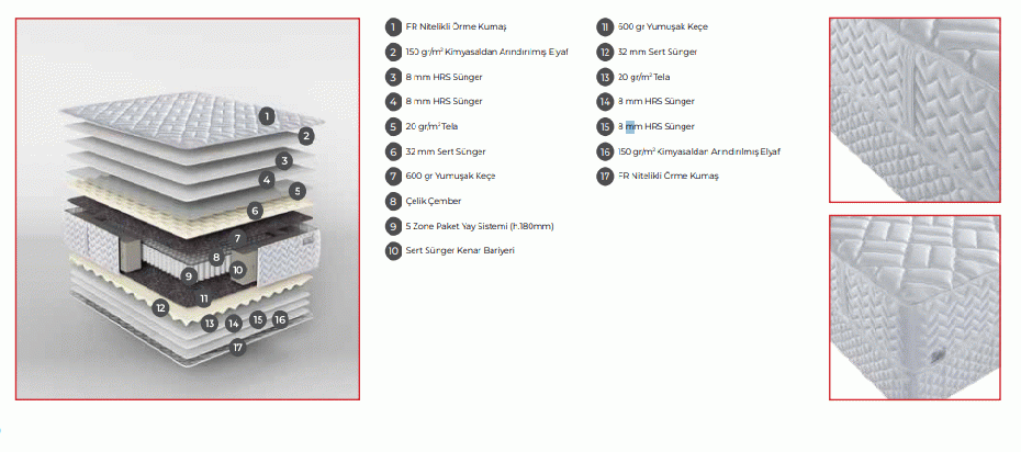 150X200 İDAŞ YATAK