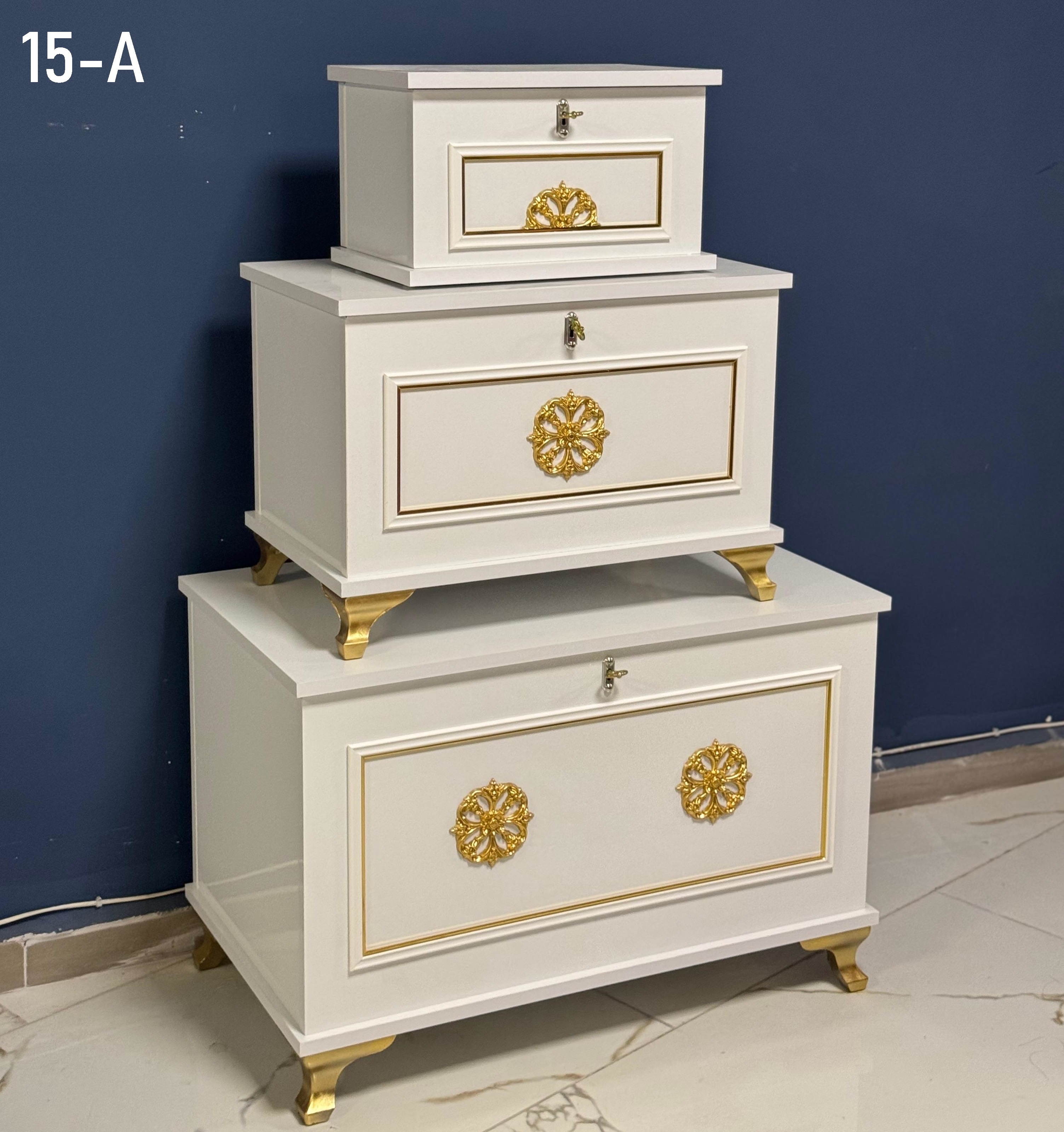 SNT ÜÇLÜ AHŞAP SANDIK