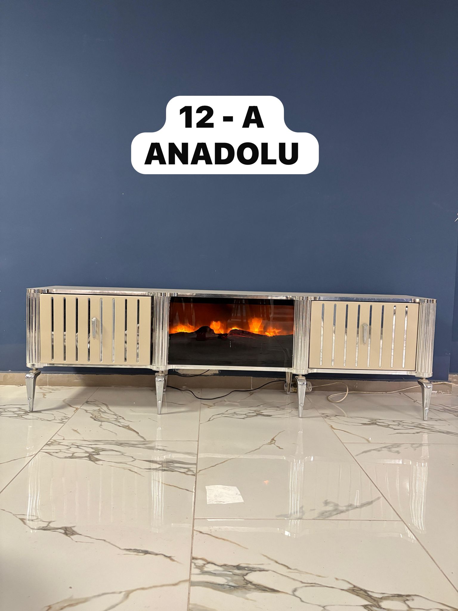 ANADOLU ŞÖMİNE TV SEHPASI