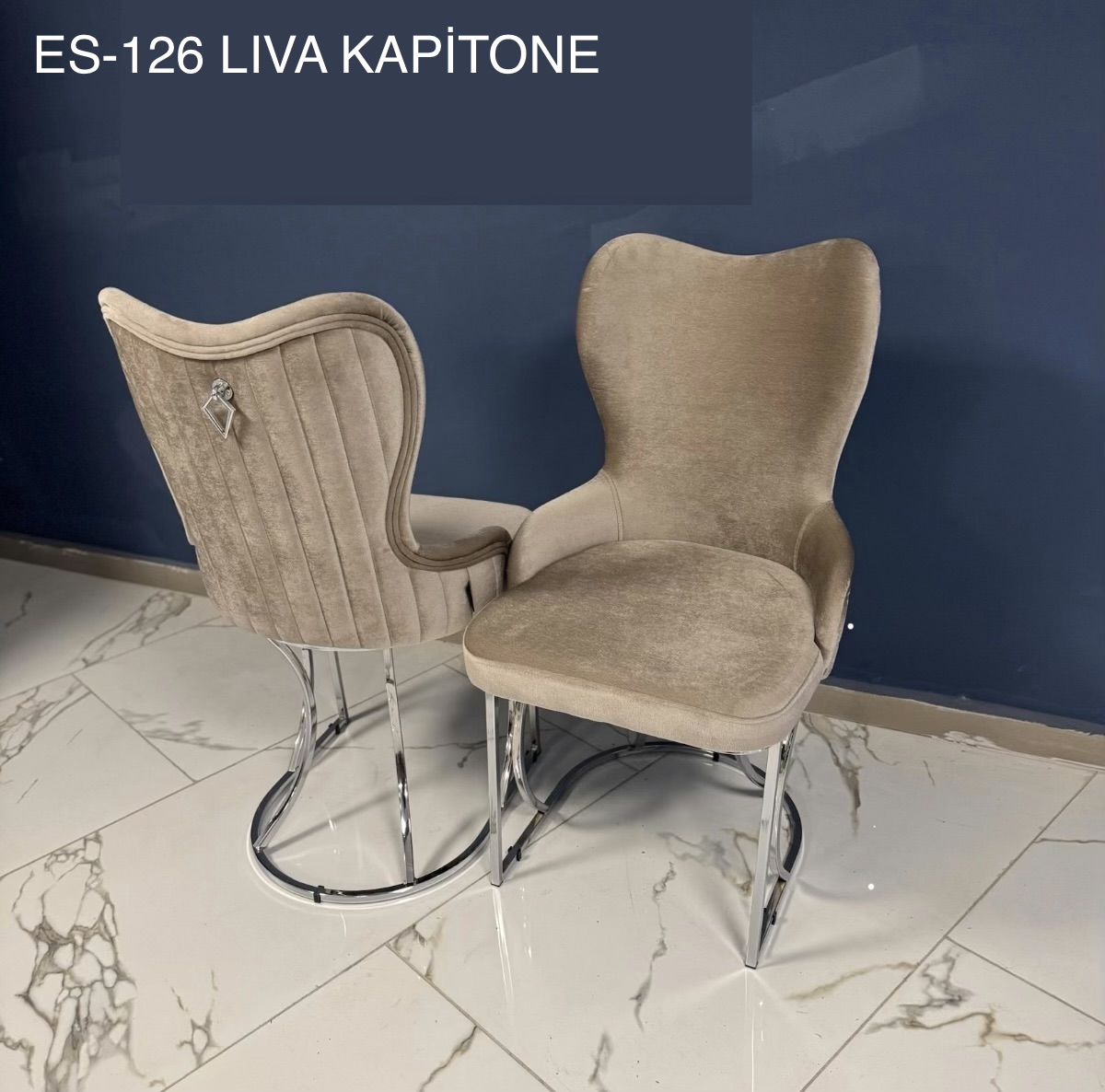 ES-126 LİVA BUKLE SANDALYE