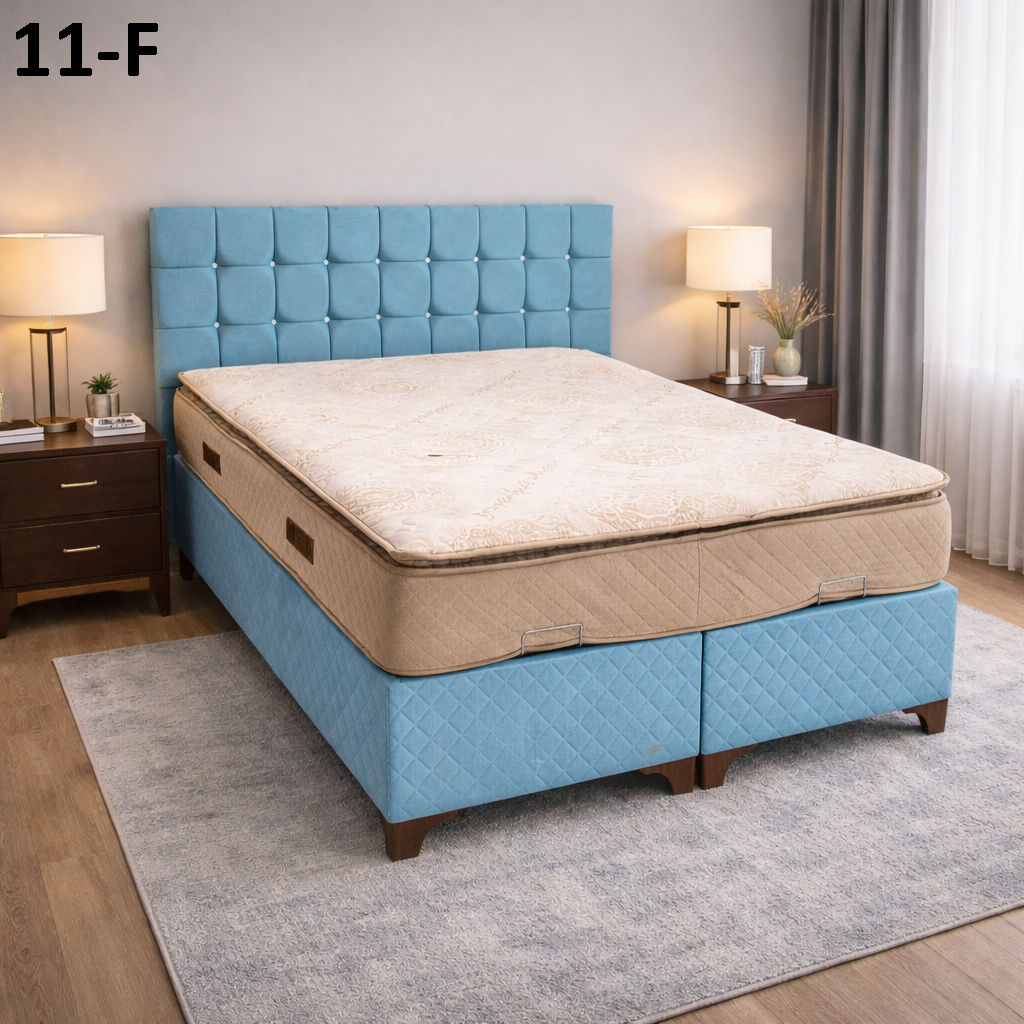 150X200 ZİRVE BAZA BAŞLIK & PRESTİJ YATAK SETİ