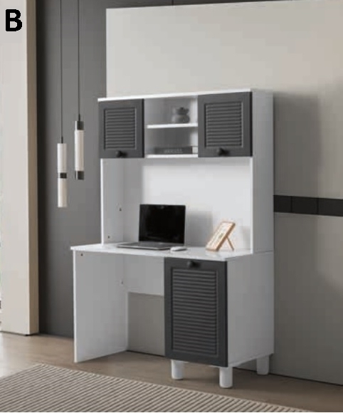 BOHEM MDF KİTAPLIKLI ÇALIŞMA MASASI