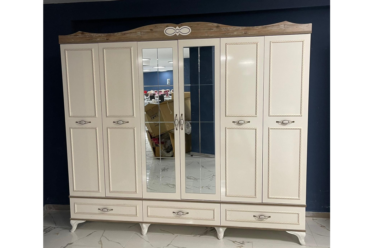 DMC 6 KAPAKLI MDF GARDROP
