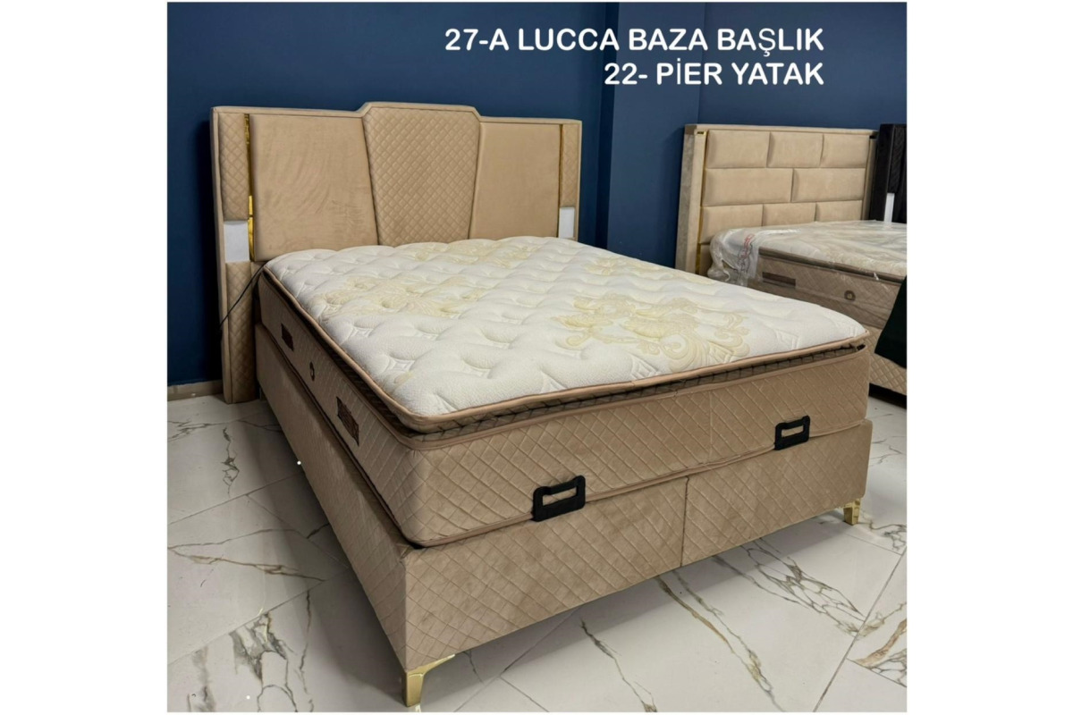 LUCCA BAZA BAŞLIK YATAK SETİ