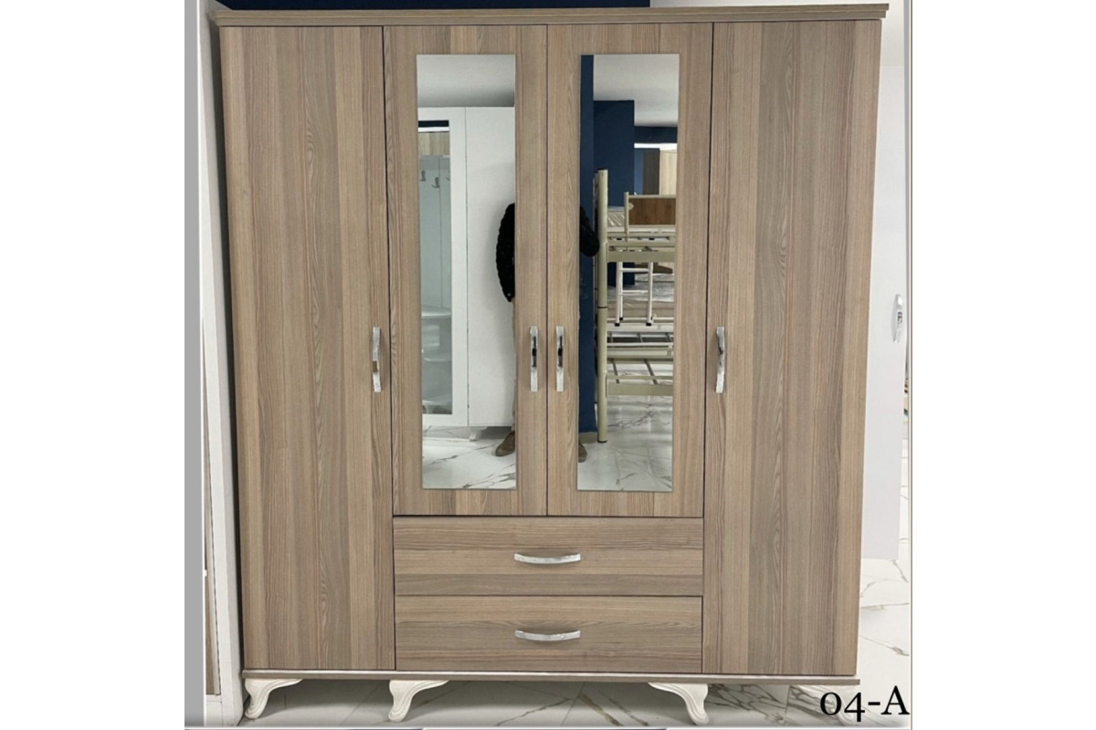 VİZYON 4 KAPAKLI MDF GARDROP