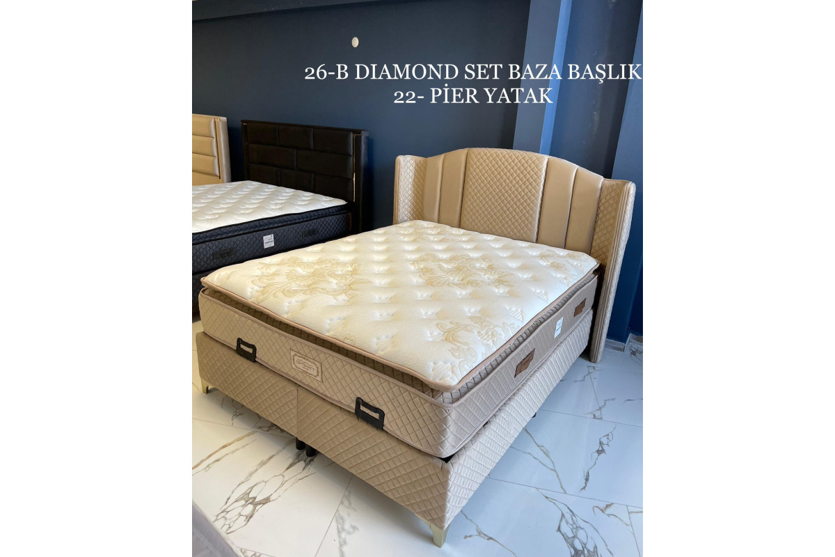 DIAMOND BAZA BAŞLIK YATAK SETİ