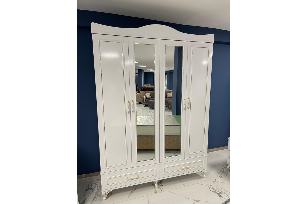 PIRLANTA 4 KAPAKLI MDF GARDROP